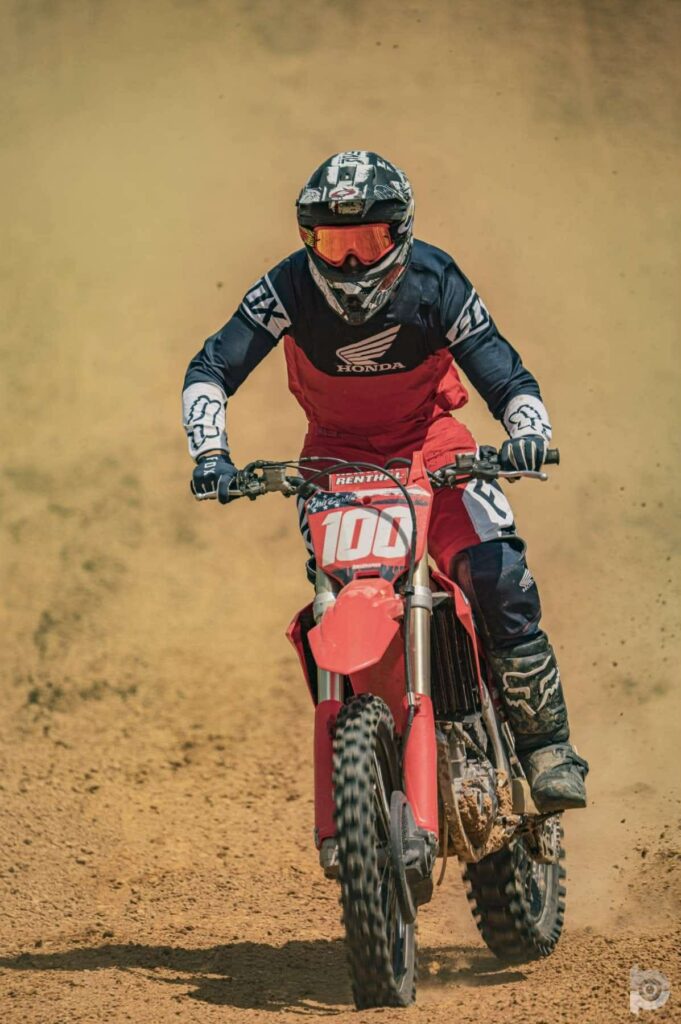 a man on a motocross