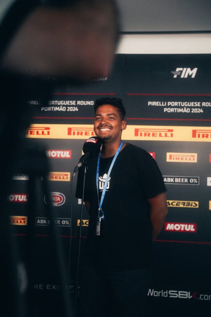 A man in the interview room