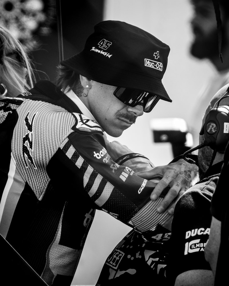 a motorcycle racer
